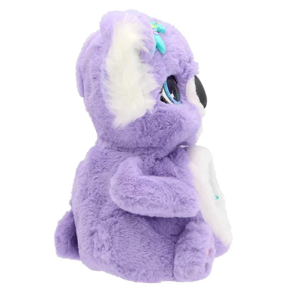 Sesli ve Işıklı İnteraktif Peluş Anne Koala - Resim 4