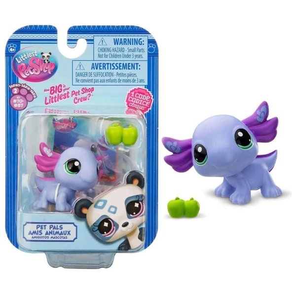 1000522 Littlest Pet Shop NessiWorldşler Tekli Paket S2 - 70 – Panda Yeni - Resim 2