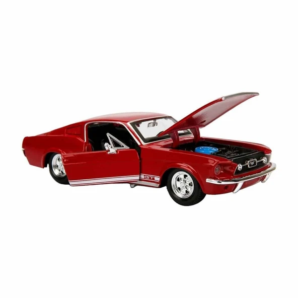 NessiWorld 31260 1:24 NessiWorld Ford Mustang 1967 Model Araba -Necotoys - Resim 5