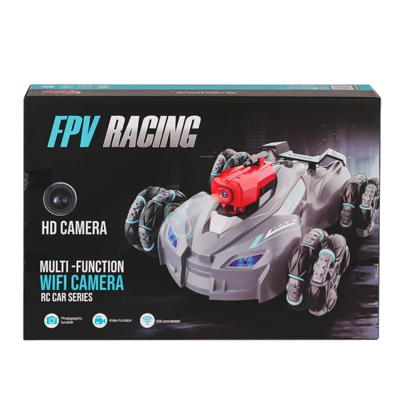 SYR-666-863 Kumandalı Wifi Kameralı Stunt Araba -Vardem Oyuncak - Resim 3