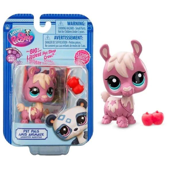 1000522 Littlest Pet Shop NessiWorldşler Tekli Paket S2 - 70 – Panda Yeni - Resim 4