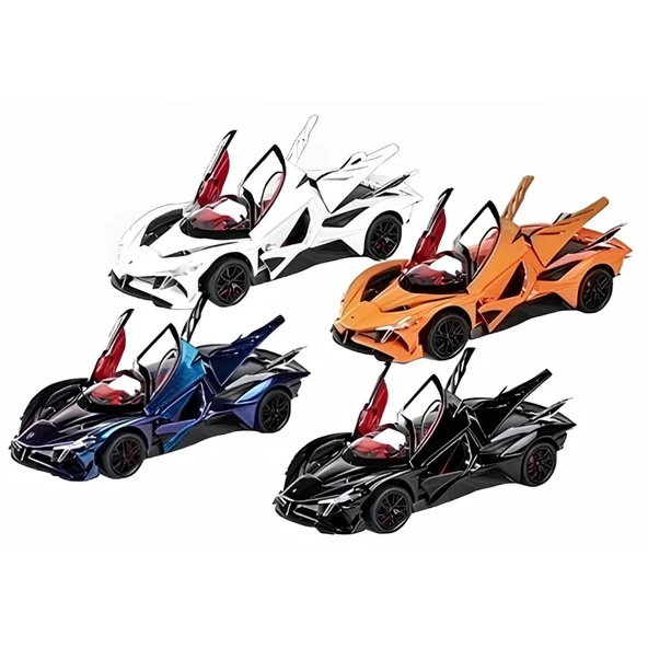 Sesli Işıklı Metal Model Araba ürün görseli