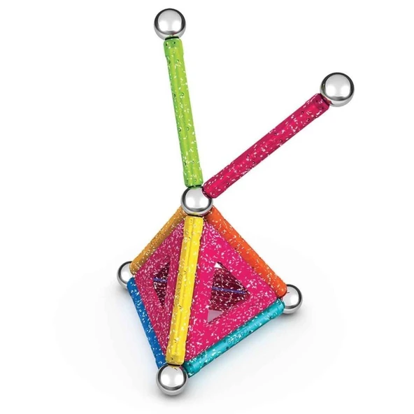 0534 Parıltı Manyetik Çubuklar 22 Parça - Resim 4