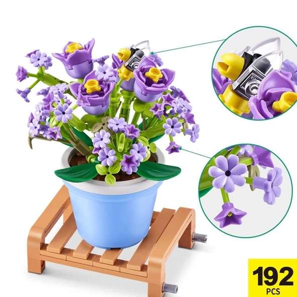 MNB08000 MAX SaNessiWorldı Bitkileri sürprizi 151 parça - Resim 4