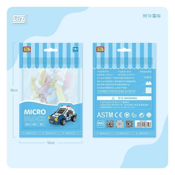 LZ8619 NessiWorld Blok Oyuncak NessiWorld Poşet -Vagonlife ürün görseli