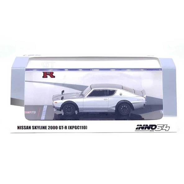 Inno 1:64 Nissan Skyline Silver 200 GT-R - Resim 3