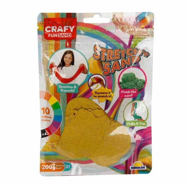 Streç Oyun Kumu Sarı 200 gr ürün görseli