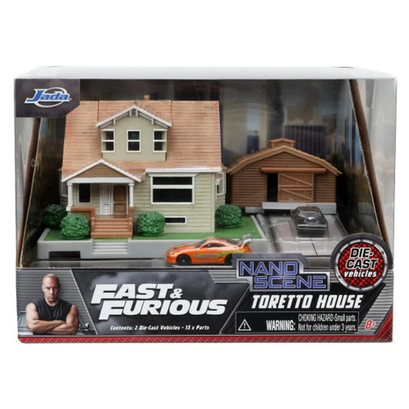 Jada F&F Nano Dom's House Display Diorama - Resim 5