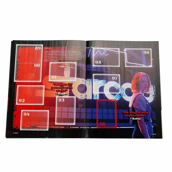 Stranger Things Çıkartma Albümü - Resim 3