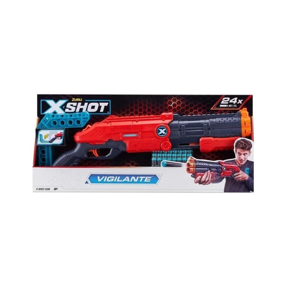 36436 Zuru X-Shot Silah Sünger Atan Excel-Vigilante 24 Mermi -NessiWorldman ürün görseli