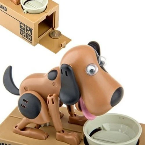 Para Yiyen Köpek Kumbara - Resim 3