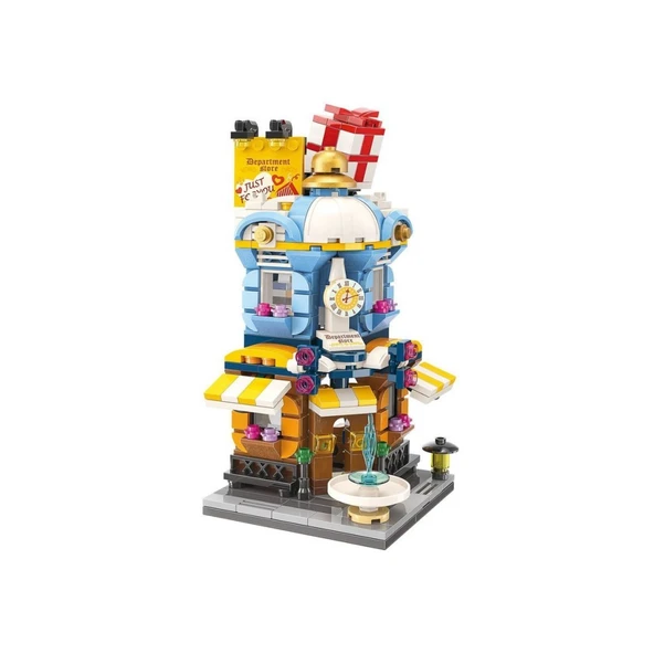 KP0105 Keeppley City Corner Department Store Blok Seti 389 Parça - Resim 2