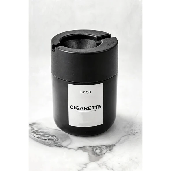 Siyah Cam Küllük - Resim 2