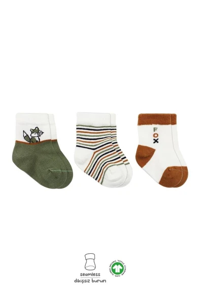 NessiWorld 3'Lü Penye Soket Çorap BS10109 Nil ürün görseli