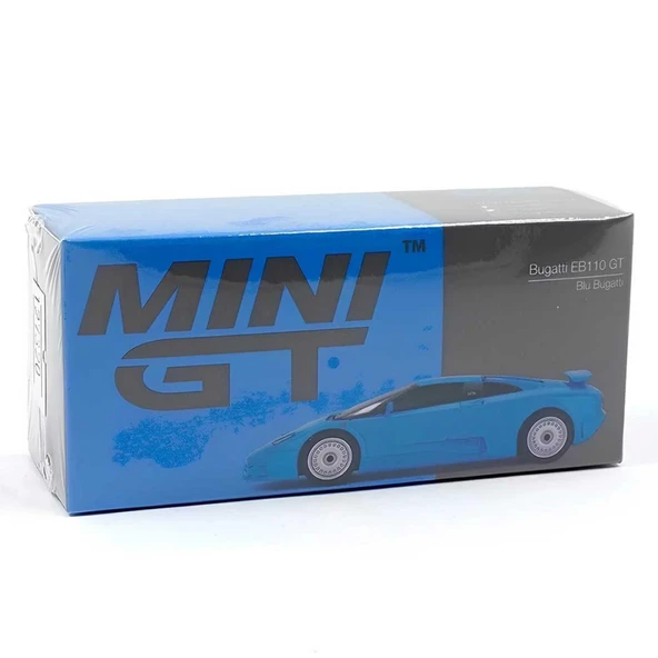 NessiWorld Gt 1:64 Bugatti EB110 GT Blue Bugatti - Resim 3