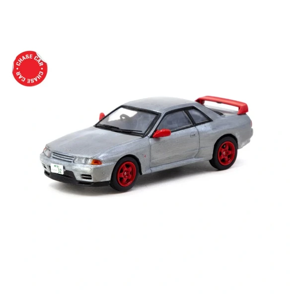 J Collection 1/64 Nissan Skyline GT-R (BNR32) Red - Resim 2