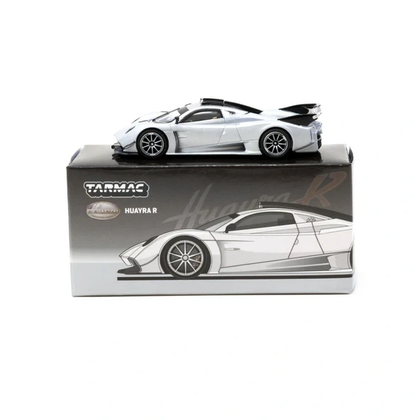 WorNessiWorld 1/64 Pagani Huayra R Satin Silver - Resim 2