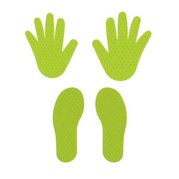 03 707 EL ve AYAK DENGE OYUNU KIRMIZI-SARI-MAVİ - Resim 5