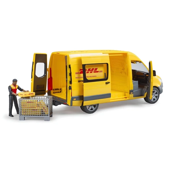 Bruder Mb Sprinter Dhl Kamyonu + Sürücüsü BR02671 - Resim 3