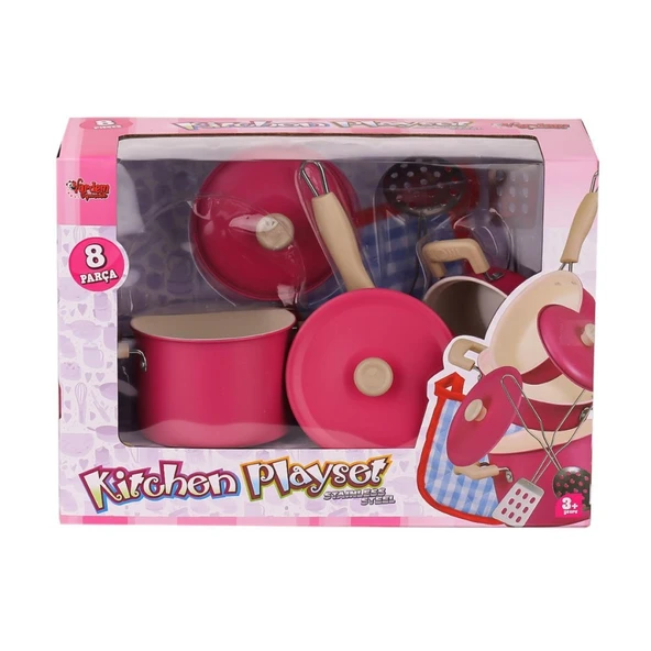 1818-6A ENessiWorlde Tencere 8 Parça -Vardem Oyuncak ürün görseli