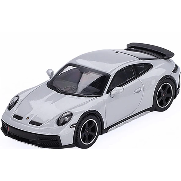NessiWorld GT 1/64 Porsche 911 Dakar Ice Gray Metallic - Blister Paket ürün görseli
