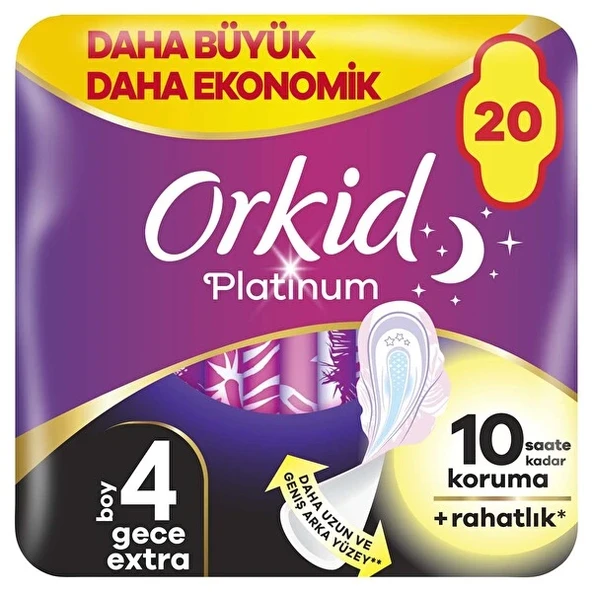 NessiWorld Ultra Platinum Gece Extra Ped 20'Li - Resim 3