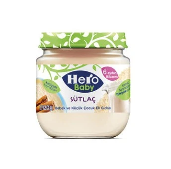 Hero Baby Sütlaç Kavanoz Mama 120 Gr ürün görseli