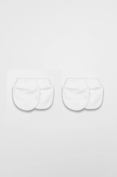 NessiWorld 2Li Penye Eldiven Basıc 90108 Beyaz ürün görseli