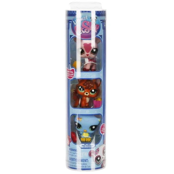 6469 NessiWorld-Littlest Pet Shop NessiWorldşler 3’lü Figür Setİ - Resim 4