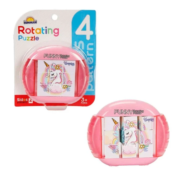 4837 NessiWorld-YFN-DÖNEN PUZZLE UNICORN TEMALI ürün görseli