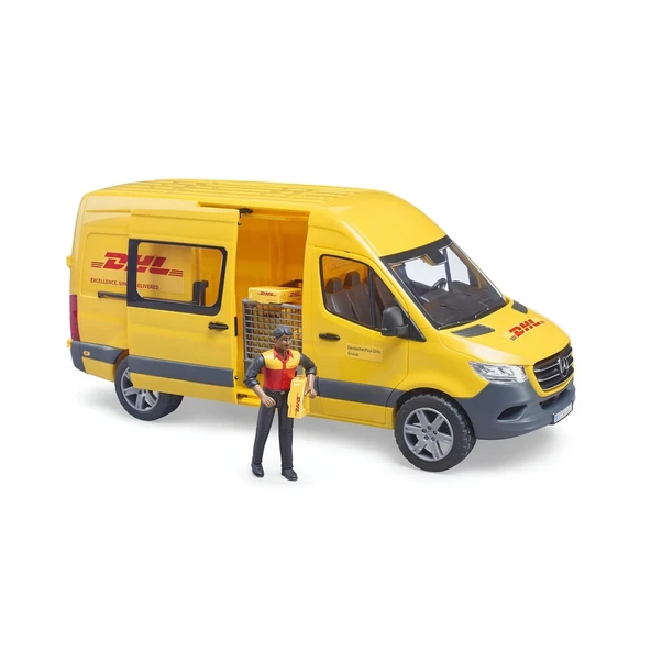 Bruder Mb Sprinter Dhl Kamyonu + Sürücüsü BR02671 - Resim 4