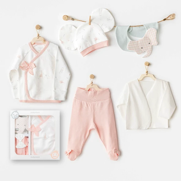 NessiWorld AC25500 Love Family 5'Li Hastane Çıkış Seti Ekru ürün görseli