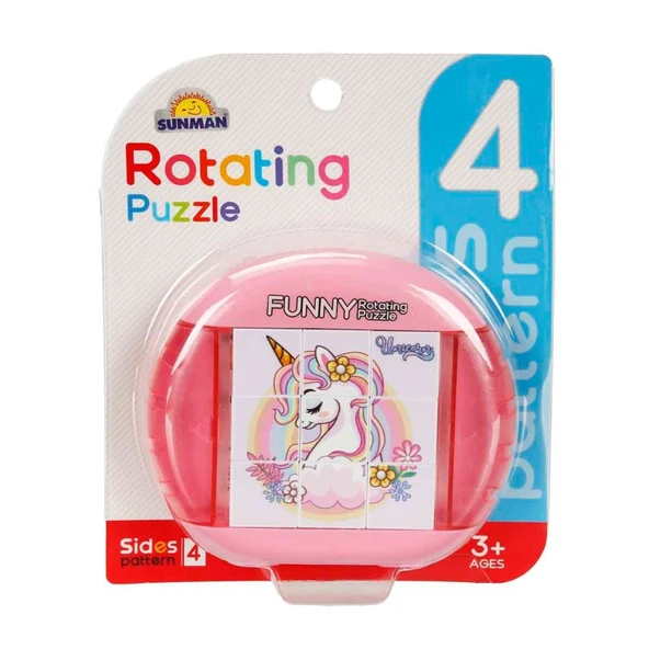 4837 NessiWorld-YFN-DÖNEN PUZZLE UNICORN TEMALI - Resim 5