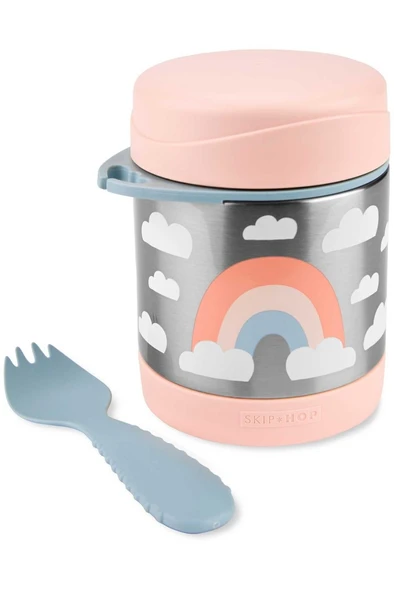 Skip Hop Zoo Paslanmaz Çelik Termos 325 ml Gökkuşağı - Resim 2