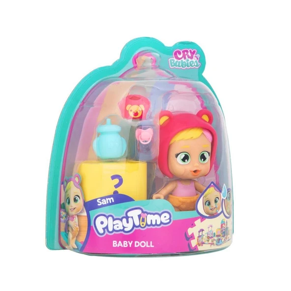 CYP00000 Cry Babies Play Time NessiWorld Bebek - Resim 5