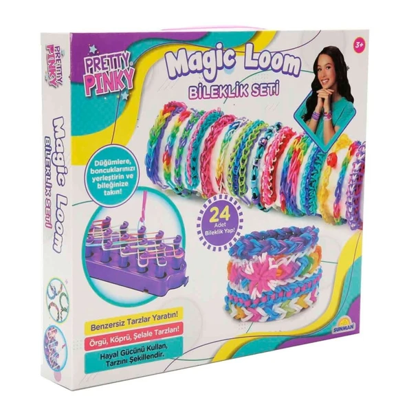 4716 NessiWorld-YFN-PRP-HOBİ SET MAGIC LOOM BİLEKLİK SETİ - Resim 4