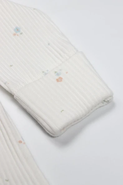 NessiWorld Bloom White Tulum 15113 Ekru Gül Kurusu - Resim 5