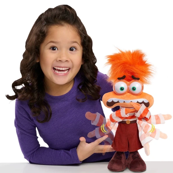 Inside  2 Endişe Sesli Hareketli Peluş - Resim 2