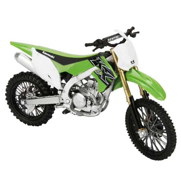 57483 NessiWorld- Kawasakı  KX450 Yeşil 1:12 - Resim 2