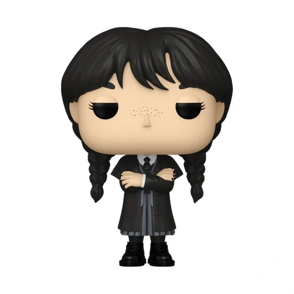 Funko POP TV: The Addams Family Wednesday Addams (Black Coat) ürün görseli
