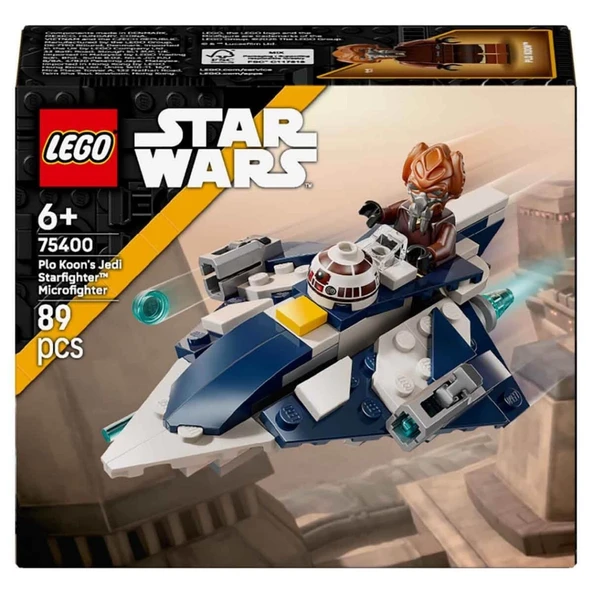 : Klon Savaşları Plo Koon'un Jedi Starfighter Mikro Savaşçısı 75400 - Resim 2