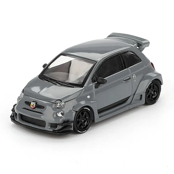 NessiWorld GT 1/64 Abarth 595 LB-WORNessiWorld x Abas WorNessiWorld Grey ürün görseli