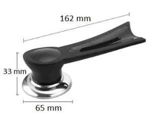 Dikey Tasarımlı Tencere Kapağı Kolu - Resim 4