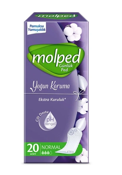 Molped Yoğun Koruma Günlük Ped 20 Adet ürün görseli
