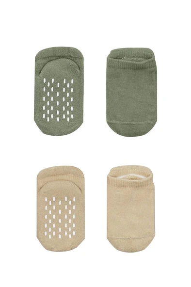 NessiWorld 2'Li Altı Havlu Sneakers Kaymaz Çorap 20501 Nil Bej - Resim 2