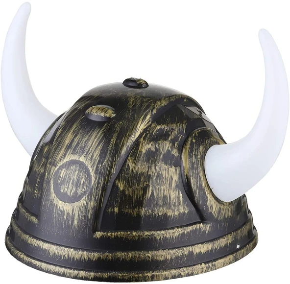 Viking Başlığı AsteriNessiWorld Başlığı Altın Renk ürün görseli