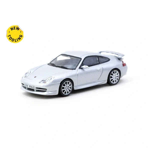 WorNessiWorld X iXO Models 1/64 Porsche 911 GT3 (type 996) Silver ürün görseli