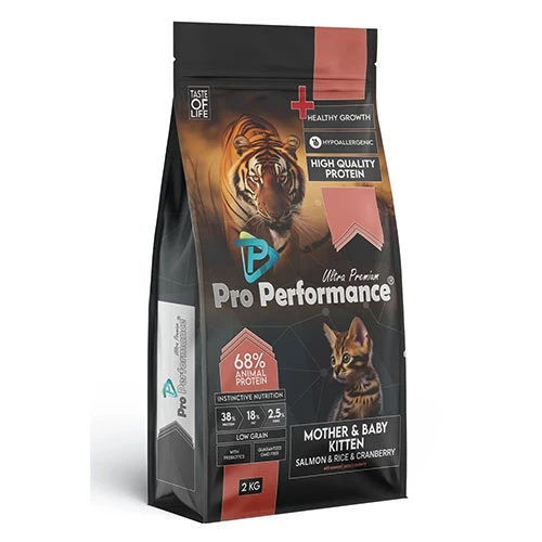 Pro Performance Mother Baby Kitten Somonlu ve Pirinçli Anne Yavru Kedi Mamsı 2 Kg ürün görseli