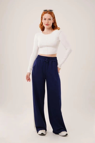 Ters Dikişli Basic Beyaz Body Bluz - Resim 4