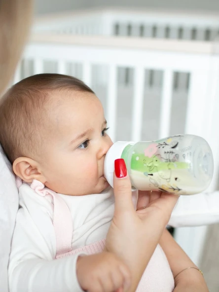 Dr.Browns Geniş Ağız PP Antikolik Options Biberon  150ml Kız - Resim 3